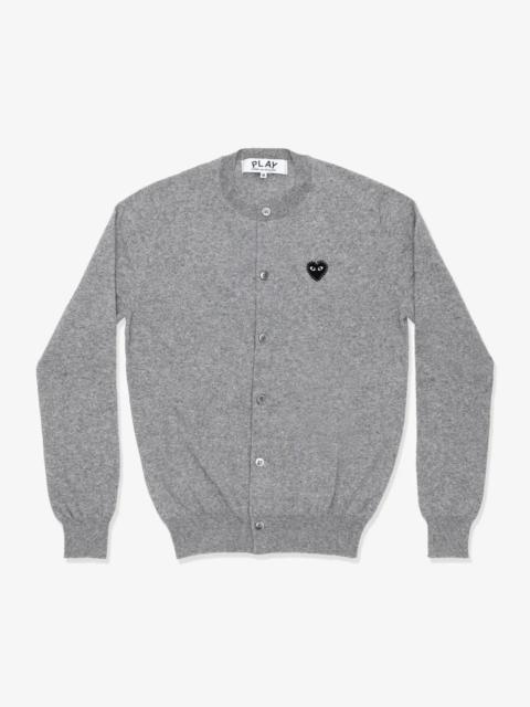 Comme des Garçons PLAY Rhinestone Black Heart Round-Neck Cardigan Unisex