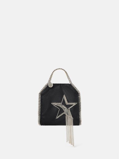 Stella McCartney Falabella Crystal Star Embroidery Tiny Tote Bag