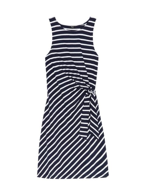 Rails Women's Harriet Cotton Stripe Knotted Minidress - Navy Ivory Stripe
