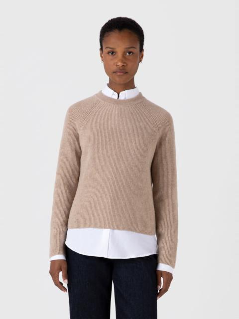 Sunspel Wool Cashmere Rib Jumper