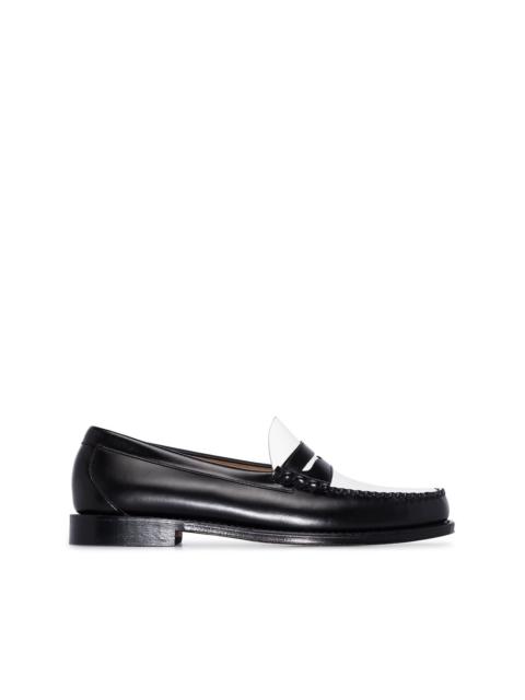 G.H.BASS Heritage Larson Weejun leather loafers