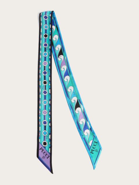 PUCCI MIXED PRINT SILK TWILL SCARF