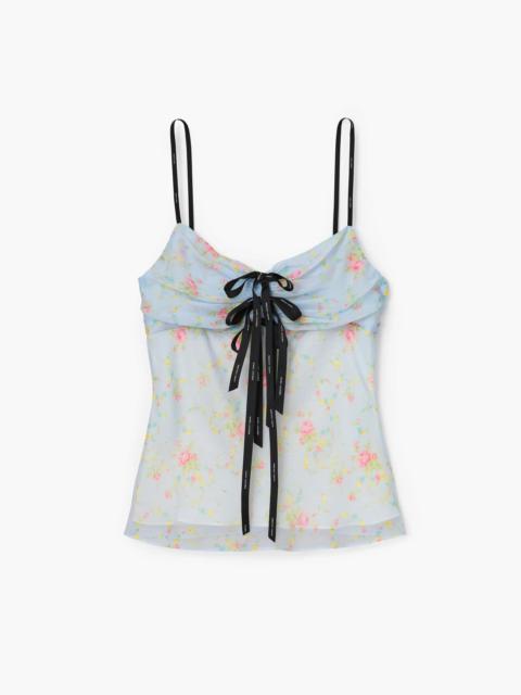 Marc Jacobs BLURRED FLORAL BOW TOP