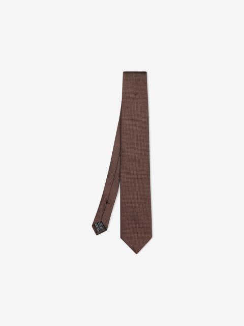 TOM FORD micro-pattern silk tie