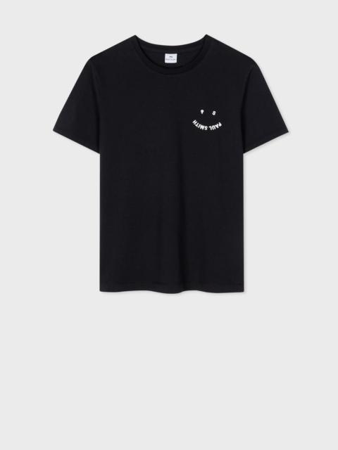 Paul Smith Embroidered 'Happy' Logo T-Shirt