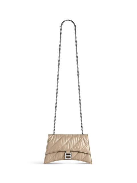 Women's Crush Xs Chain Bag Quilted in Brown