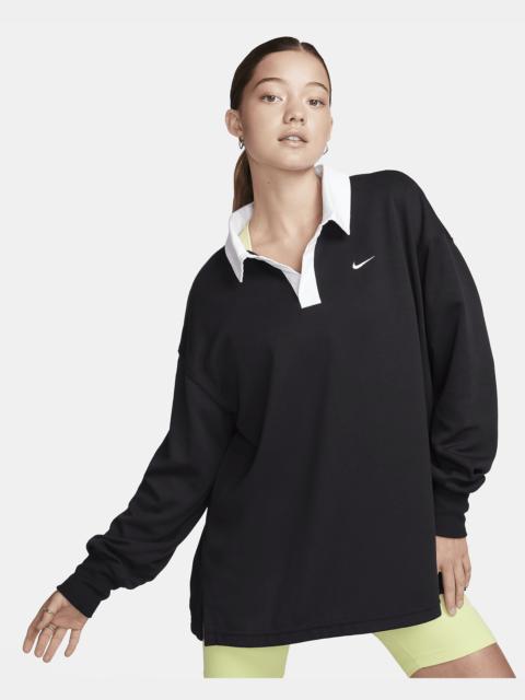 Women's Nike Sportswear Essential Oversized Long-Sleeve Polo
