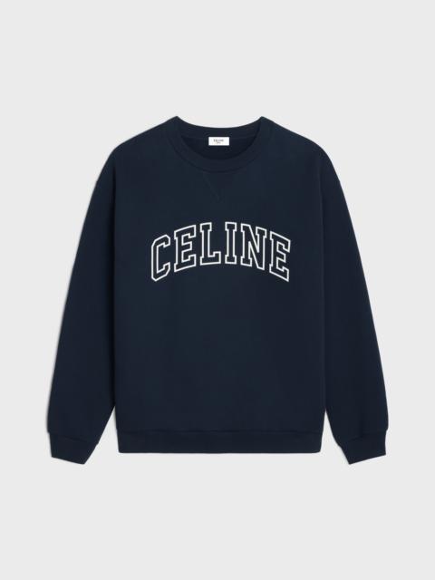 CELINE celine loose sweatshirt in COTTON FLEECE