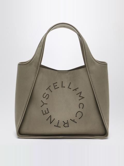 Stella McCartney Khaki-coloured medium Stella Logo bag