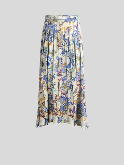 Etro PRINTED KNIT MIDI SKIRT