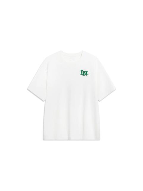 Li-Ning Li-Ning Chinese Culture Short Sleeve T-shirt 'Milk White' AHST437-1