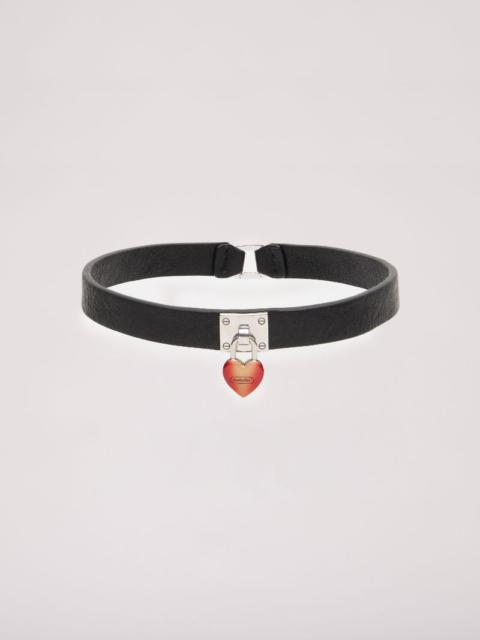 Ambush FIRE HEART LEATHER CHOKER