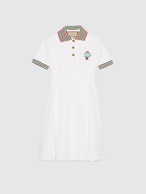 GUCCI Cotton piquet polo dress