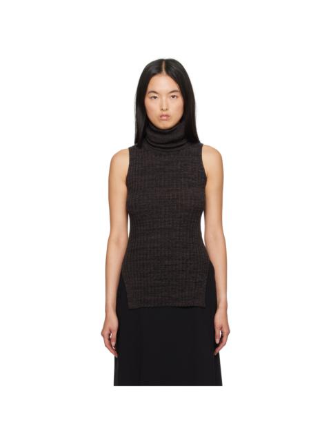 LA COLLECTION Brown Fay Turtleneck