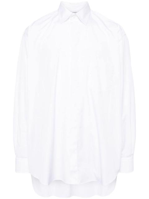 VETEMENTS logo-tag cotton shirt