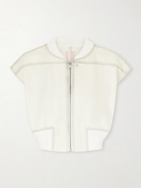 Rick Owens Cropped Denim Vest