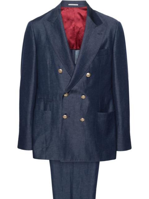 Brunello Cucinelli double-breasted suit