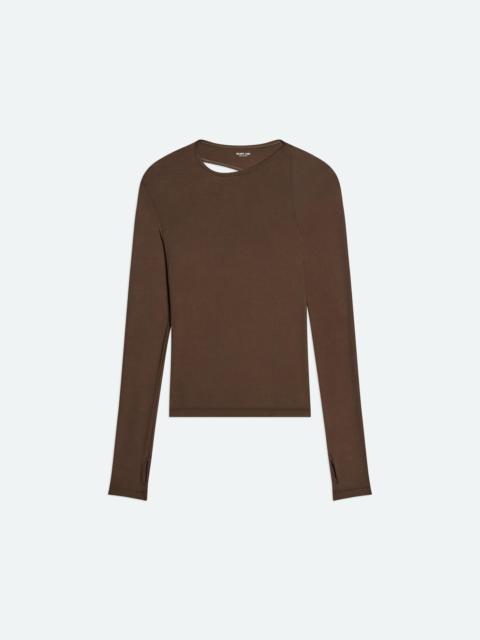 Helmut Lang ASYMMETRIC LONG-SLEEVE TOP