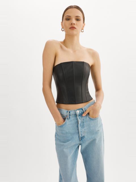 LAMARQUE DAVINA | Leather Bustier
