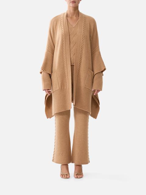 CAMILLA OVERSIZED PATCH POCKET CARDIGAN LEOPARD LIBERTINE