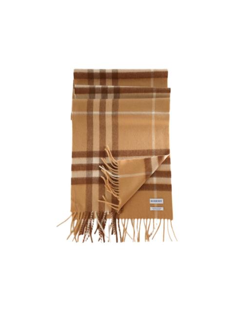 Burberry Check fringed scarf