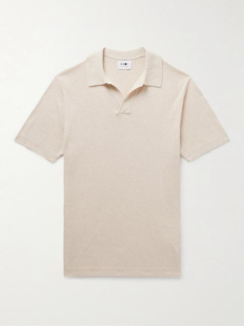 NN07 Ryan 6311 Cotton and Linen-Blend Polo Shirt