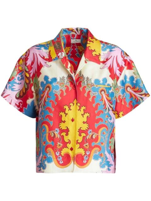 Etro graphic-print short-sleeve T-shirt