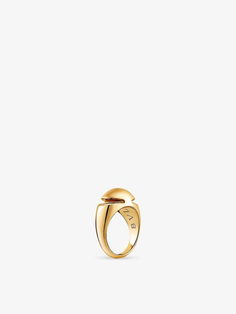 Cabochon 18ct yellow-gold ring