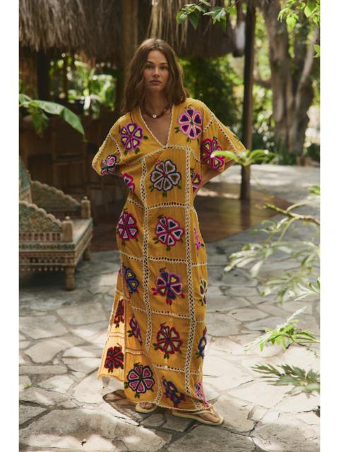 FREE PEOPLE Embroidered Josin Kaftan
