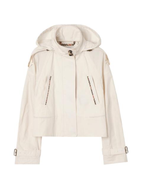 Burberry cropped lightweight cotton Ladymoor jacket​