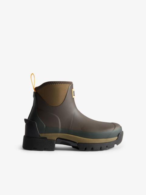 GANNI BALMORAL ANKLE BOOTS IN BROWN