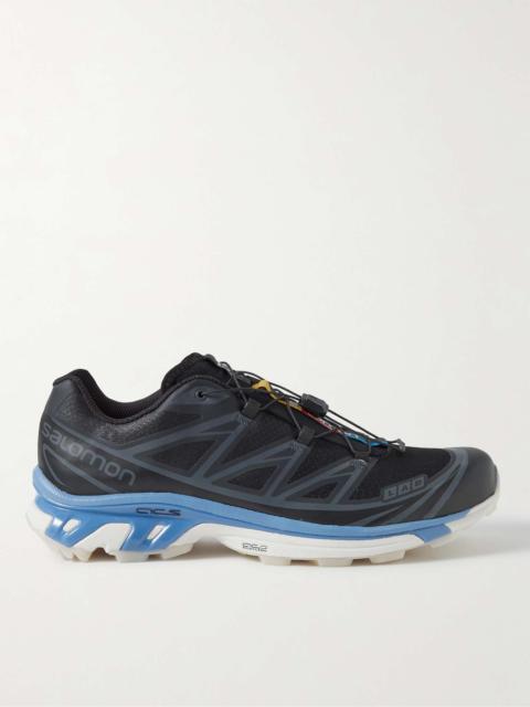 XT-6 Advanced Rubber-Trimmed Coated-Mesh Running Sneakers