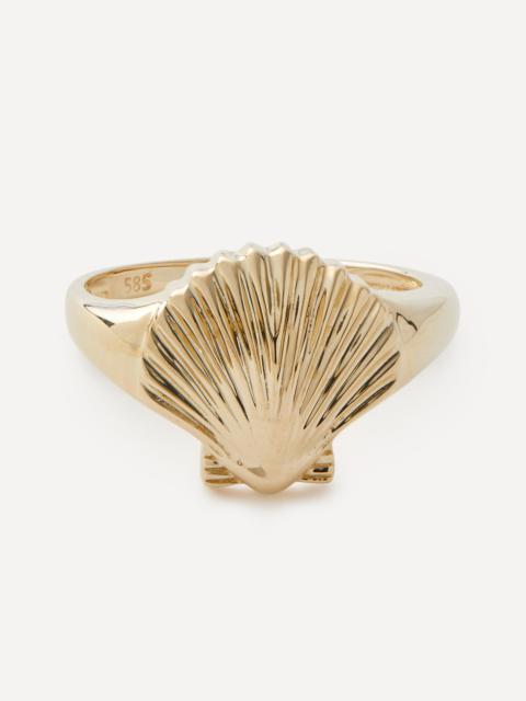 MATEO 14ct Gold Venus Signet Ring