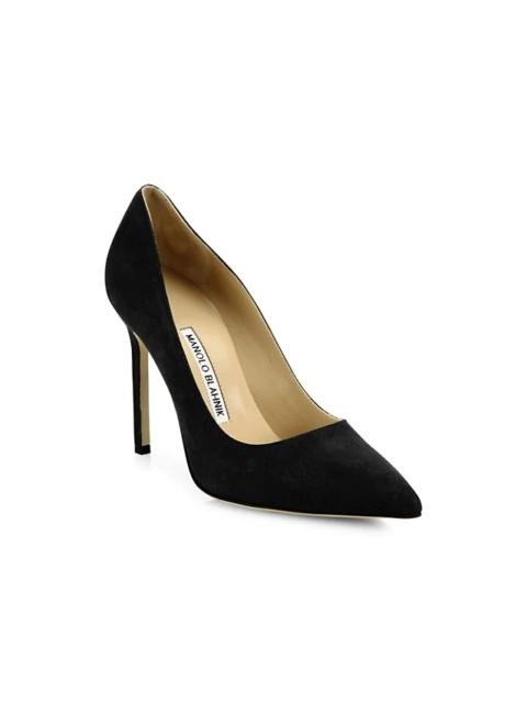 Manolo Blahnik BB 100mm suede pumps