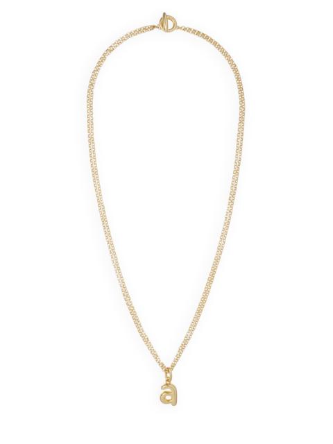 ROXANNE ASSOULIN Women's The Puffy Initial Goldtone Pendant Necklace - Gold