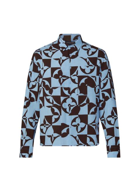Louis Vuitton Monogram Flowers Light Long Sleeve Flannel Shirt