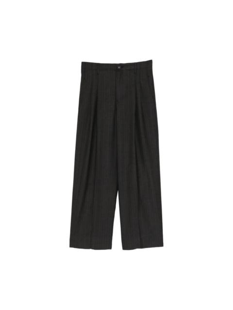 AMI Paris STRIPED TAILORED TROUSERS