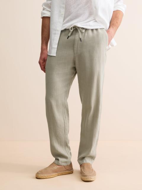 Derek Rose Men's Pants Vienna Linen Sand Stone