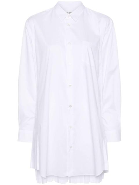 Junya Watanabe plissÃ© poplin shirt