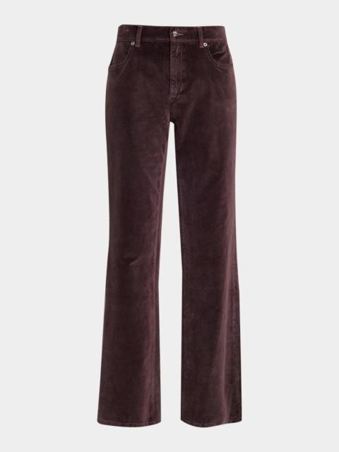 KOBI HALPERIN Ruby Straight-Leg Stretch Cotton Pants