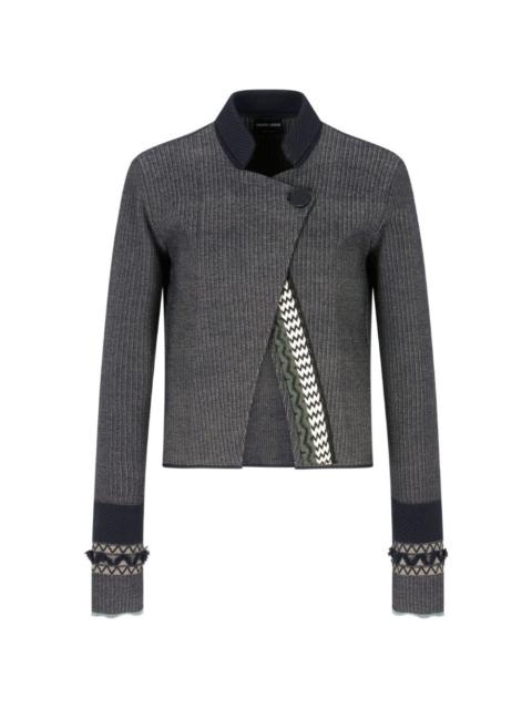 GIORGIO ARMANI button patterned jacket