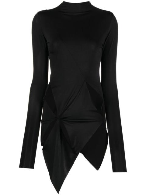 16ARLINGTON satin asymmetric top