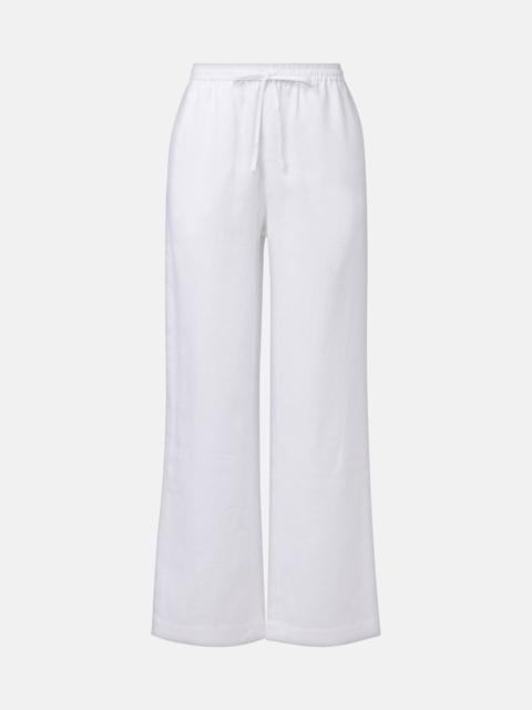 ASCENO Aurelia linen wide-leg pants