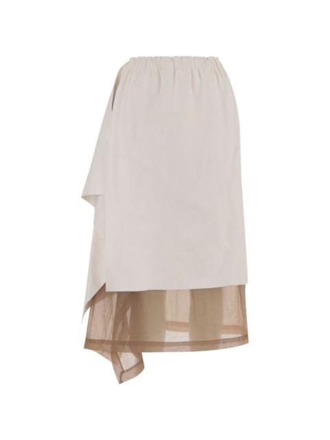NICCOLÒ PASQUALETTI leather skirt