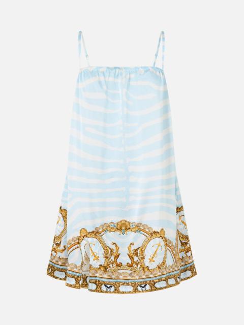 CAMILLA SQUARE NECK SHORT SLIP DRESS SPIRIT OF STRIPES