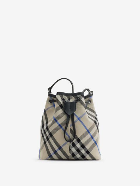 Mini Check Bucket Bag