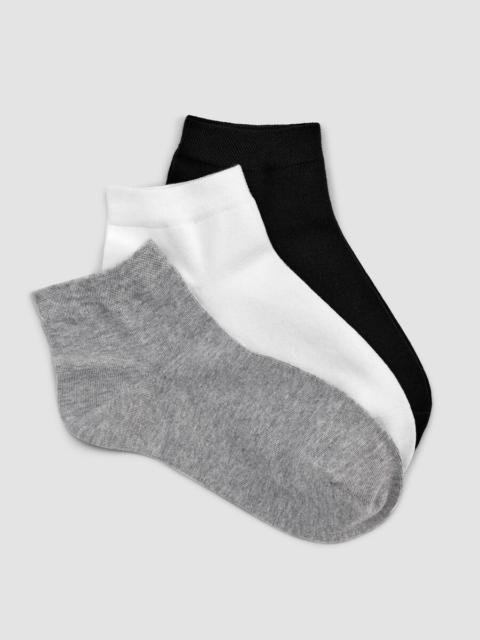 Cotton Ankle Sock 3-Pack