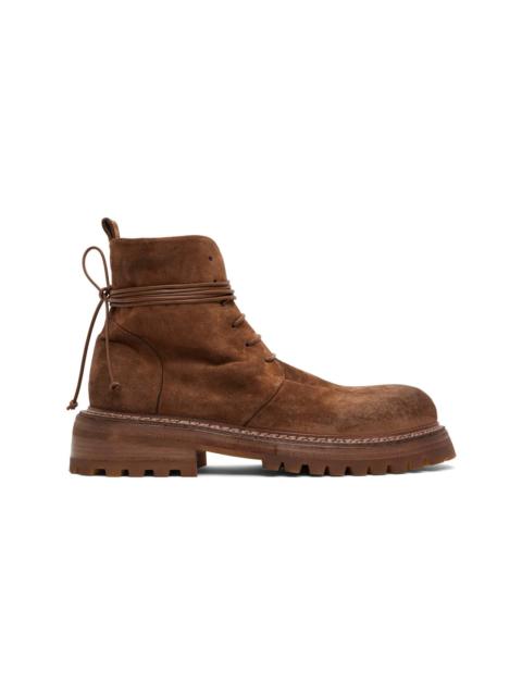 Marsèll Brown Carrucola Combat Boots