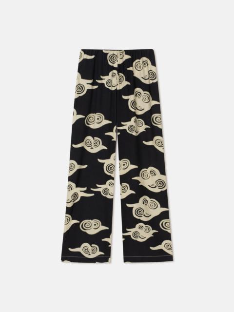 Printed Crepe Pants