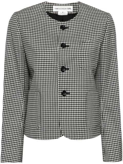 Comme des Garçons GIRL checked wool jacket
